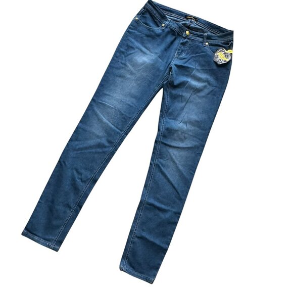 NWT Apple Bottoms Jeans Size‎ 9/10 Skinny Leg Crystal Pockets Vintage  Y2K - Picture 3 of 11